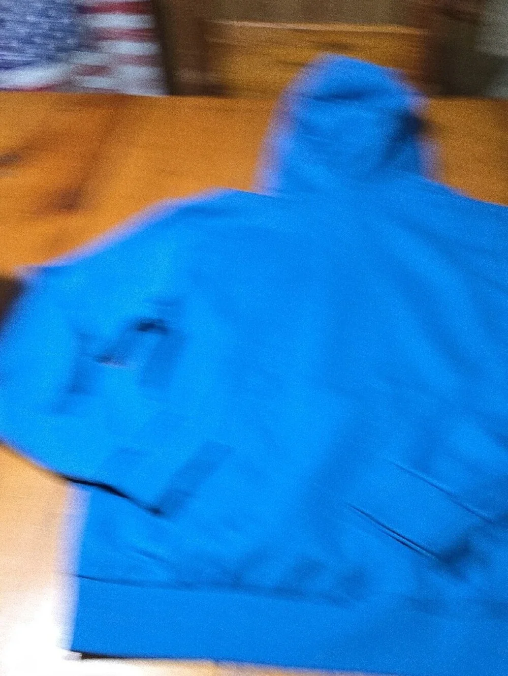 Nwt The North Face Men’s Bright Blue Crewneck Hoodie with Logo Sz M